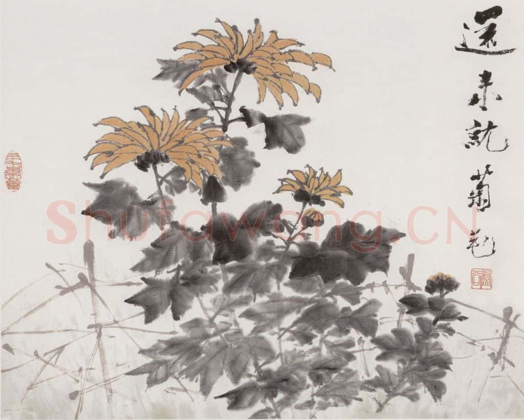1887年 虚谷 花卉册 书画作品