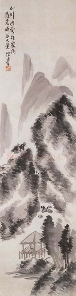不详 蒲华 山水 书画作品