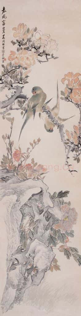 不详 沙馥 春风富贵 书画作品