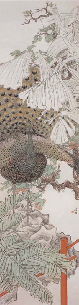 1881年 任预 花鸟四条屏 书画作品