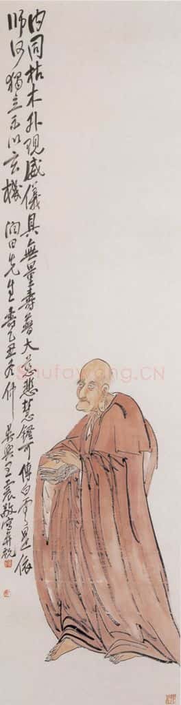 1925年 王一亭 无量寿佛 书画作品