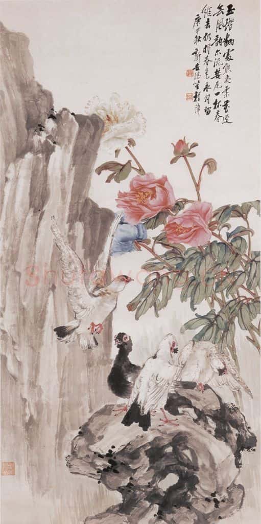 1920年 程璋 春色永留 书画作品