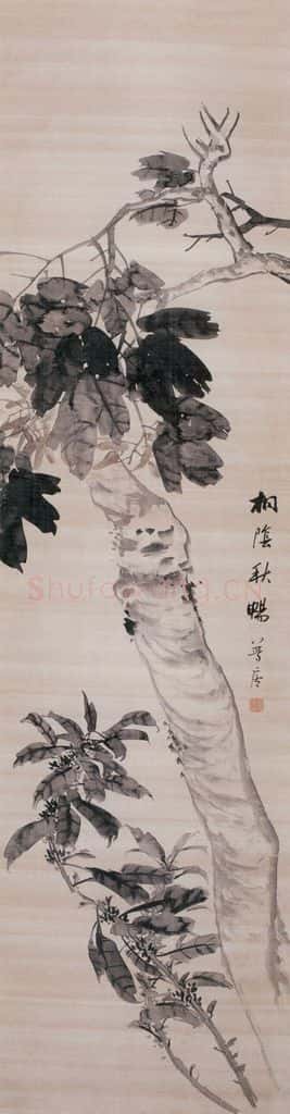 1892年 朱偁 花卉屏 书画作品