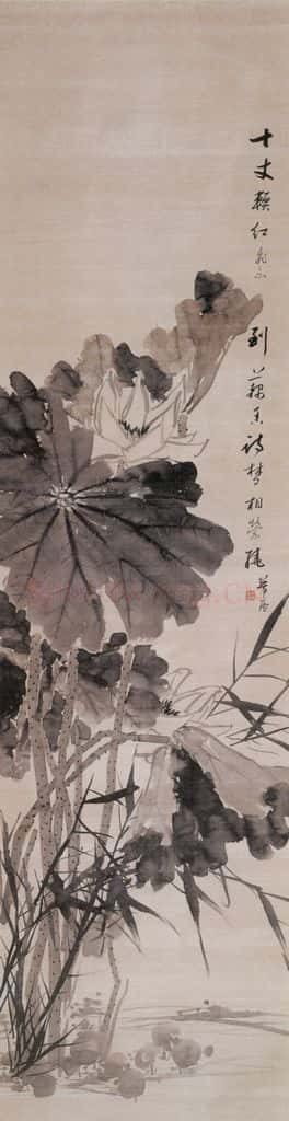 1892年 朱偁 花卉屏 书画作品