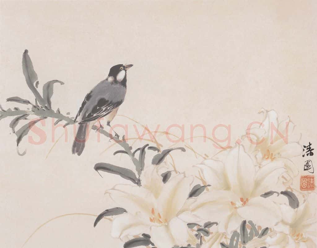 何漆园《杂画册》书画作品