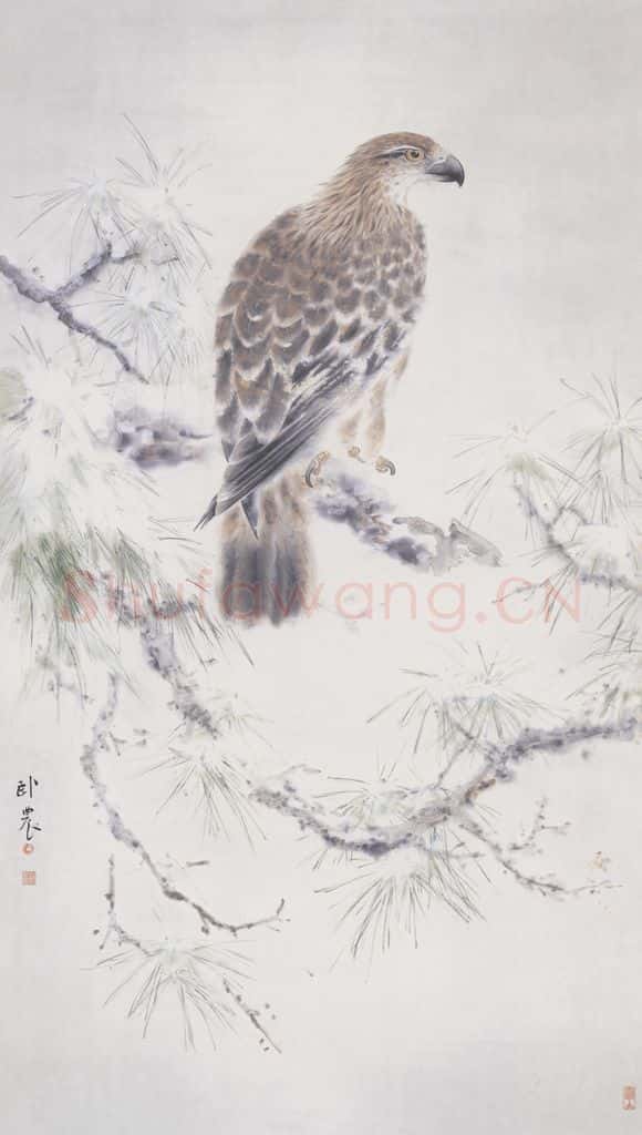 1941 苏卧农《雪晴》书画作品