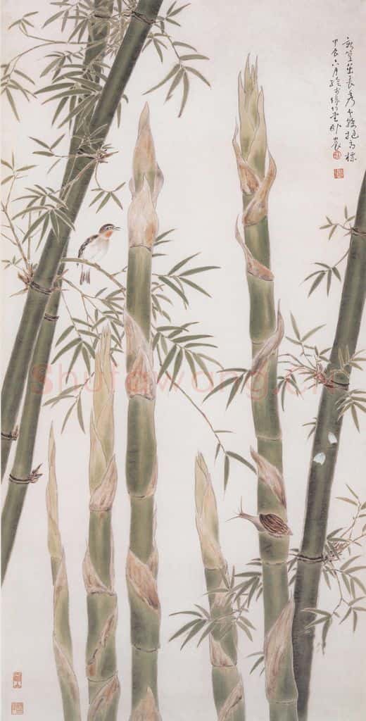 1963 苏卧农《新簧高标图》书画作品