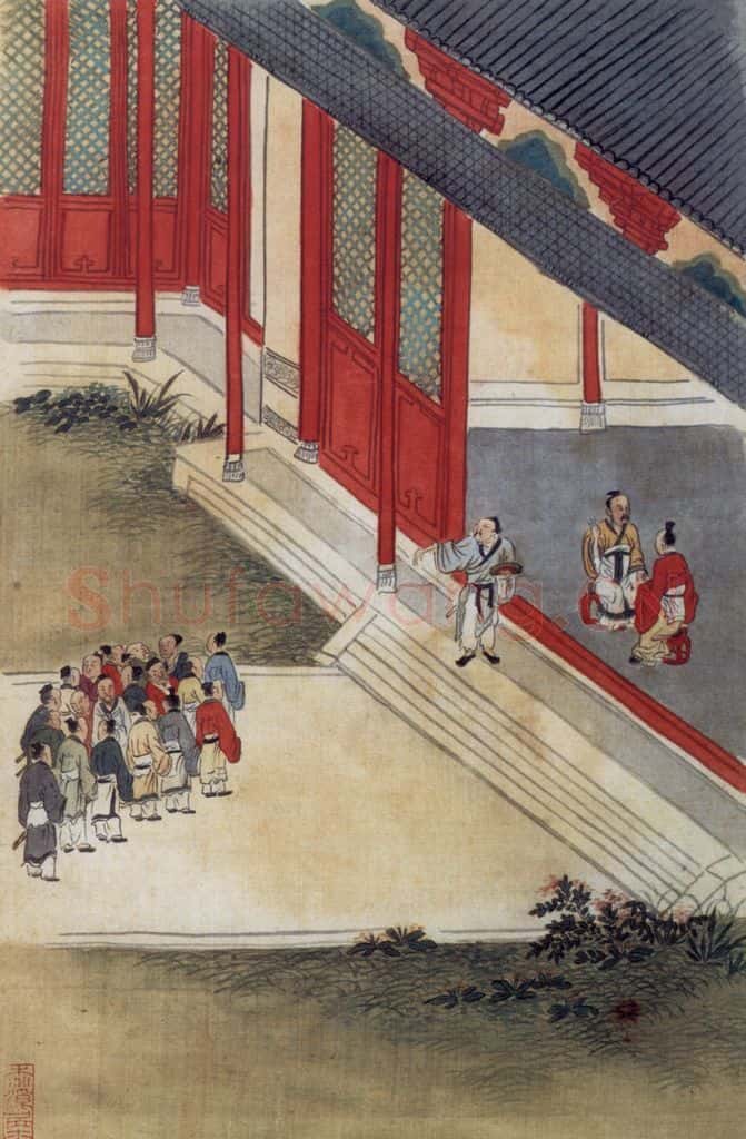 清 吴历 人物故事图册 书画作品