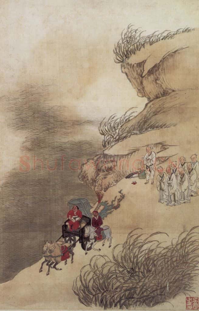 清 吴历 人物故事图册 书画作品