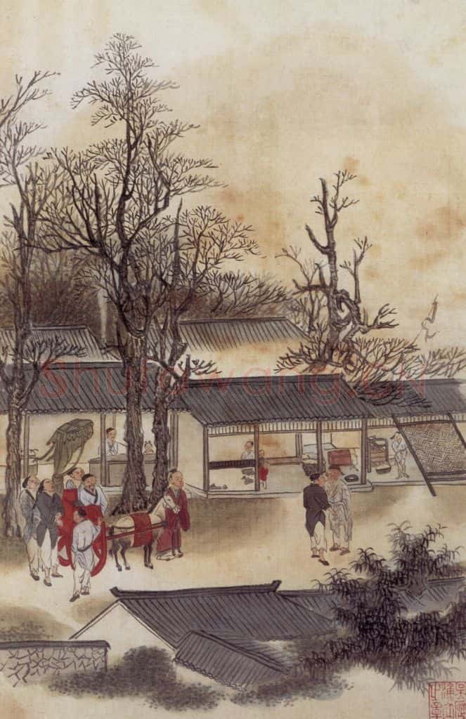 清 吴历 人物故事图册 书画作品