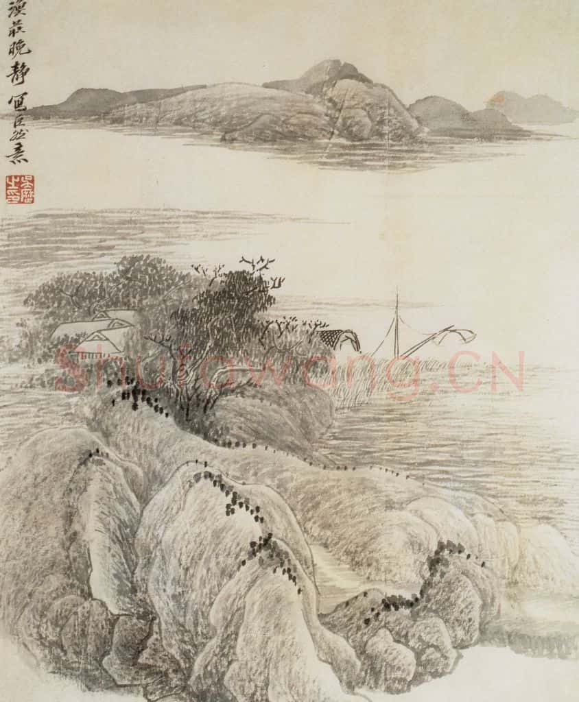 清 吴历 仿古山水图册 书画作品