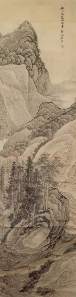 清 吴历 仿古山水四屏 书画作品