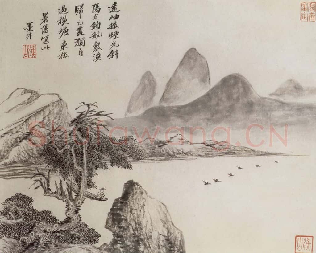 清 吴历 山水册 书画作品