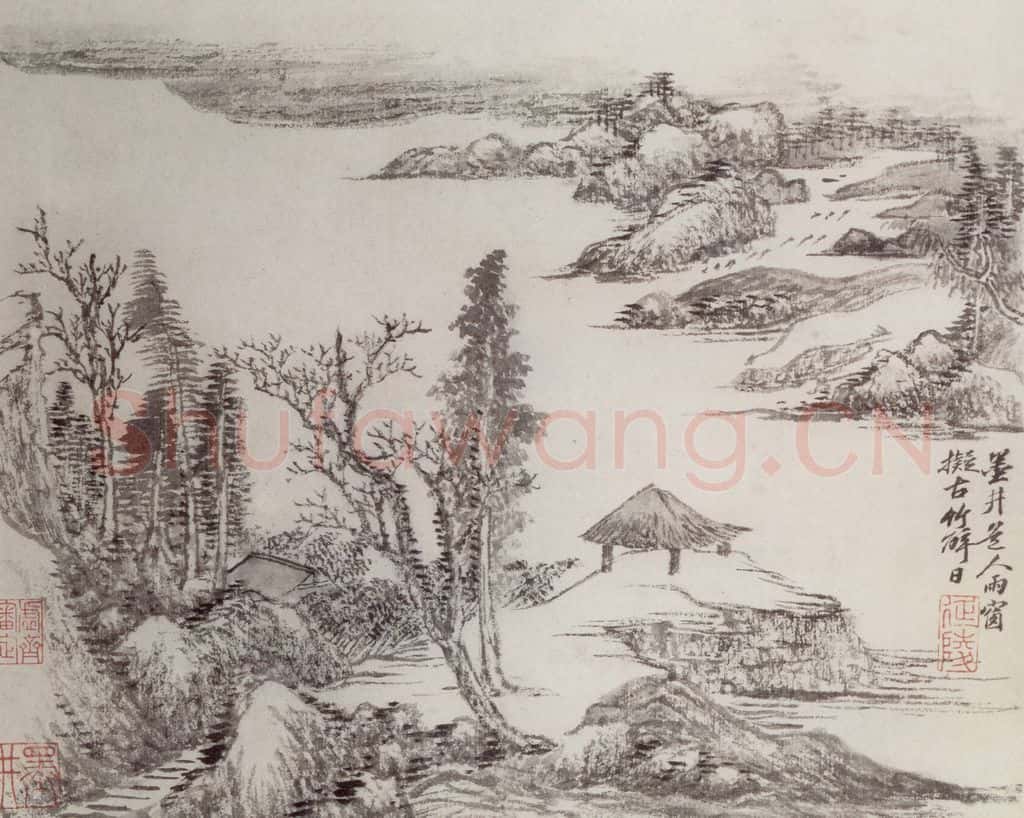 清 吴历 山水册 书画作品