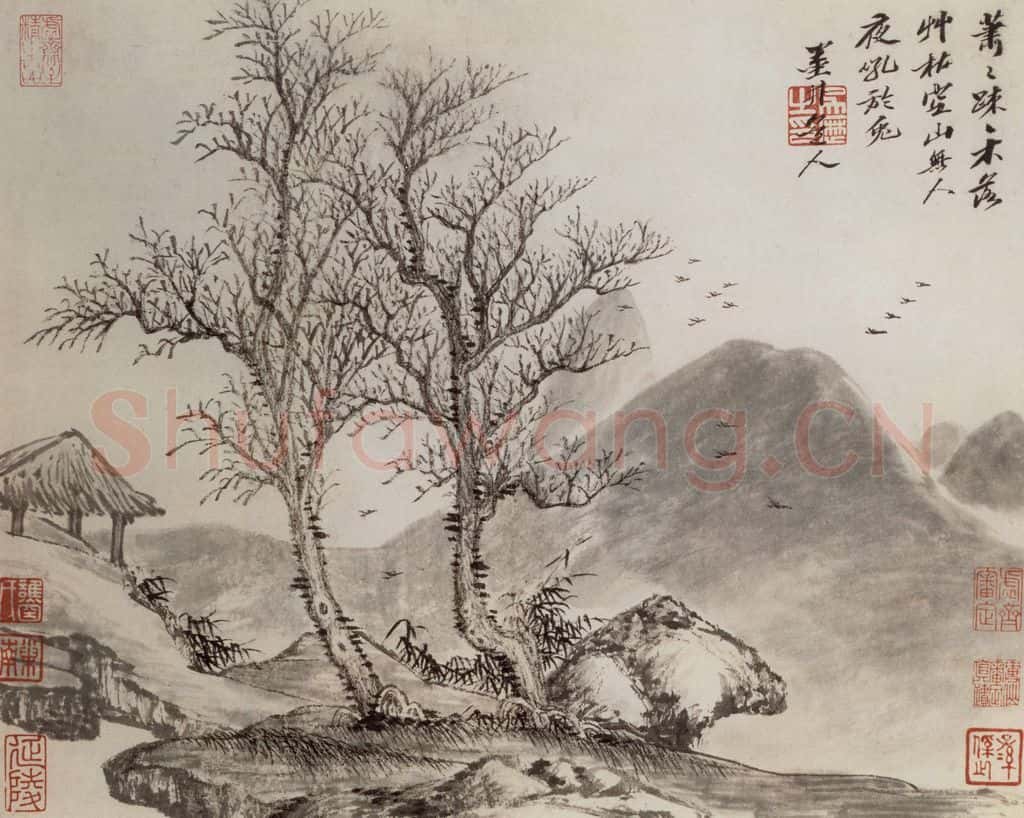 清 吴历 山水册 书画作品