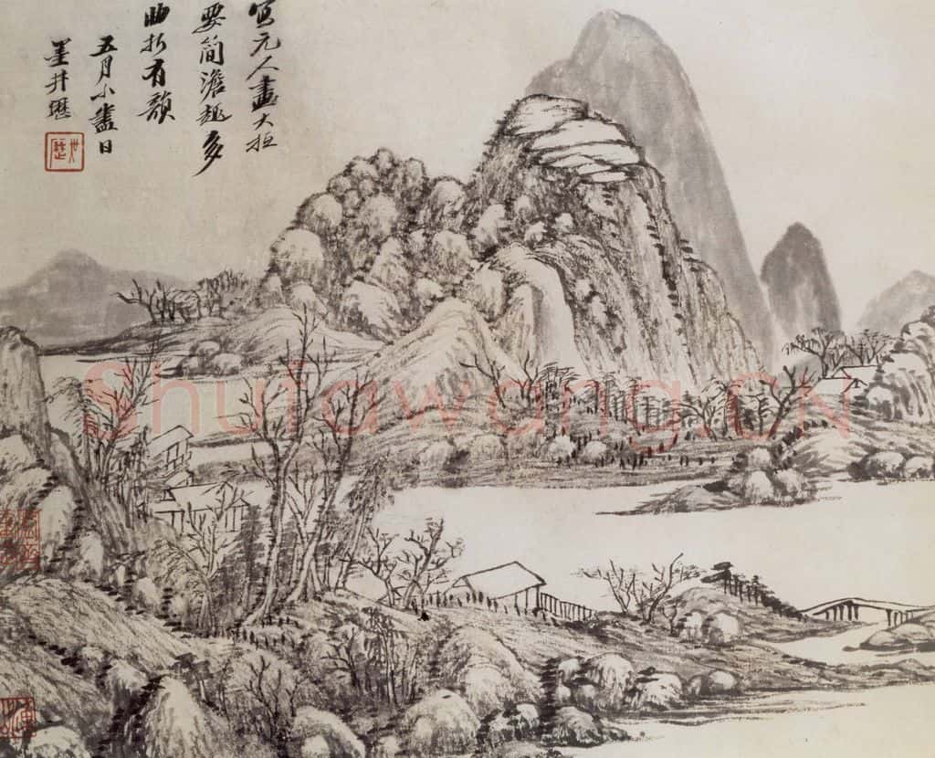清 吴历 山水册 书画作品