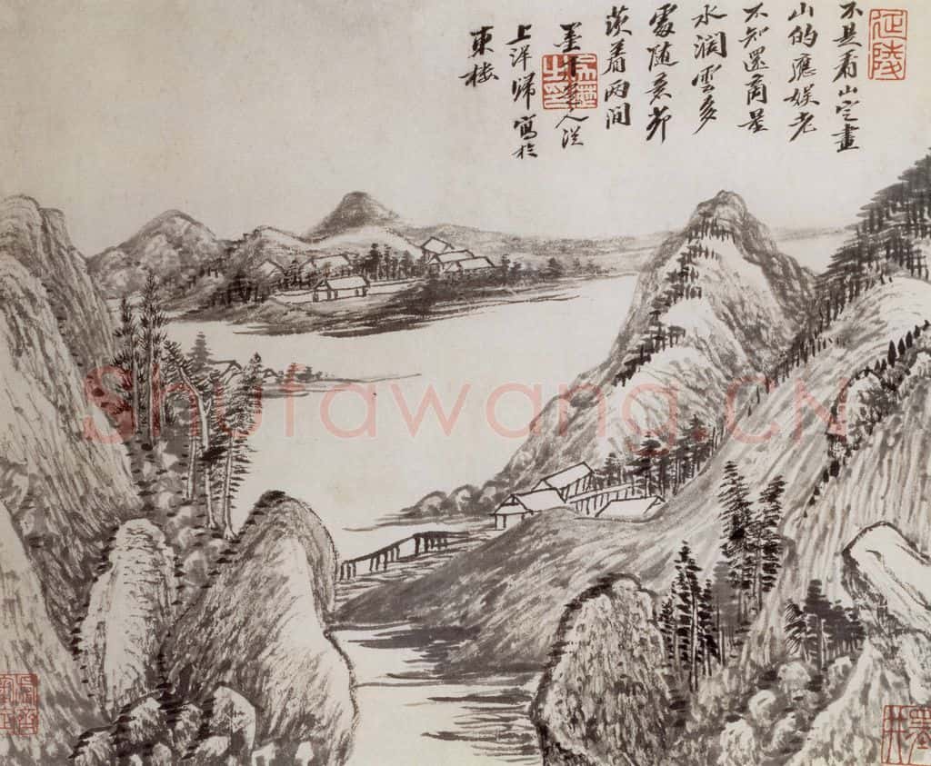 清 吴历 山水册 书画作品