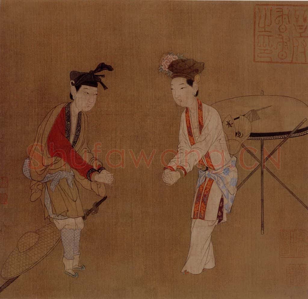 宋 伕名 杂剧图 书画作品