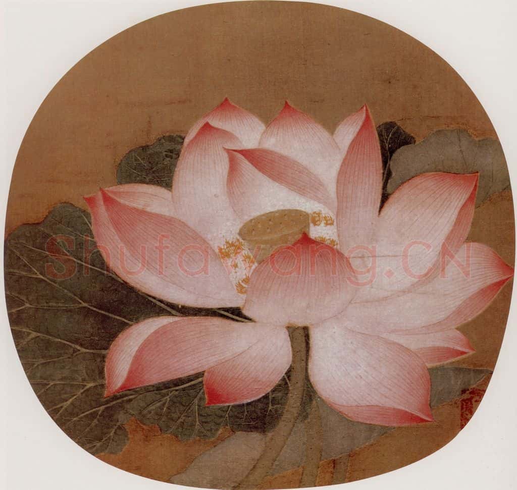 宋 伕名 出水芙蓉图 书画作品