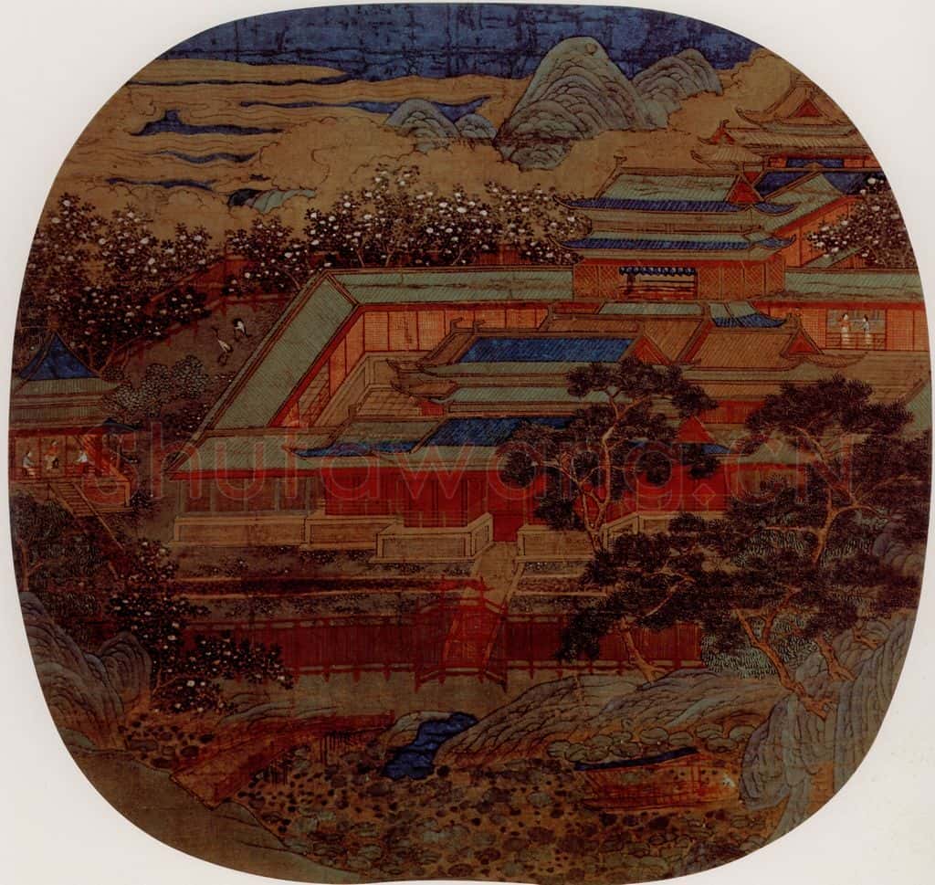 宋 伕名 曲院莲香图 书画作品