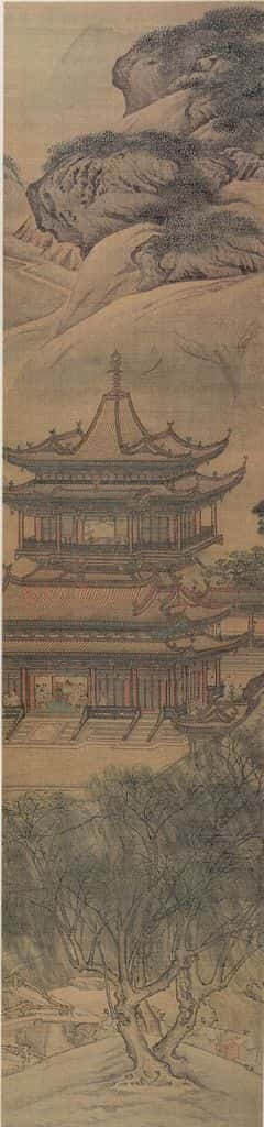 清 袁耀 拟九成宫意 书画作品