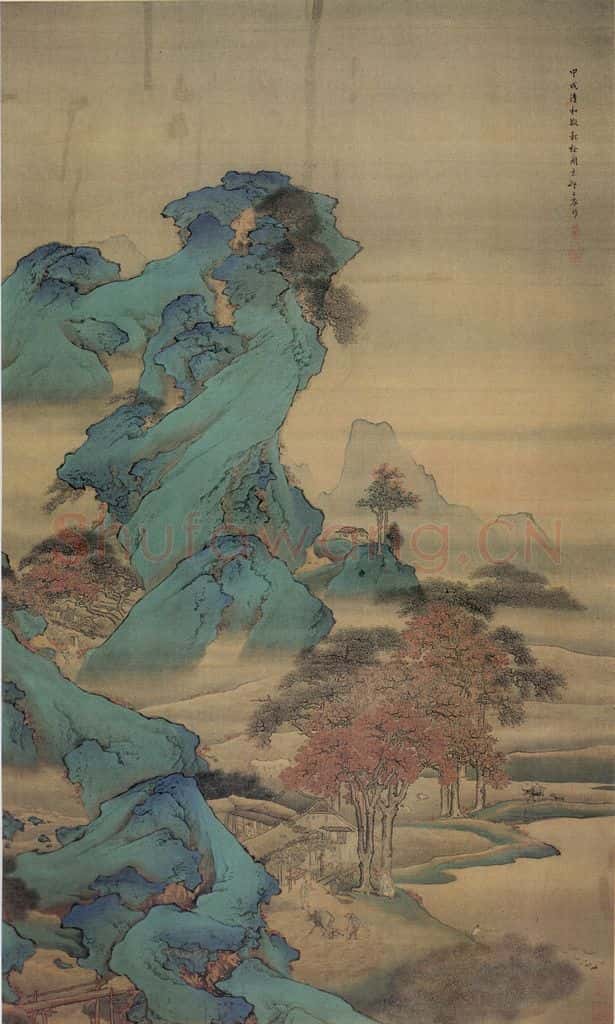 清 袁耀 拟秋稔图意 书画作品