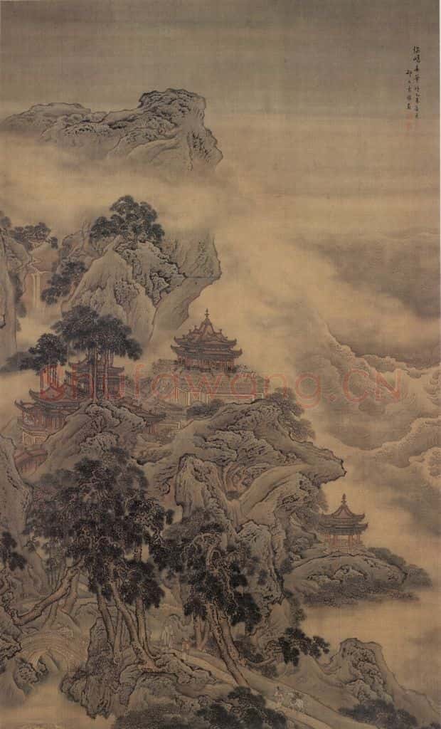 清 袁耀 海峤春华图 书画作品