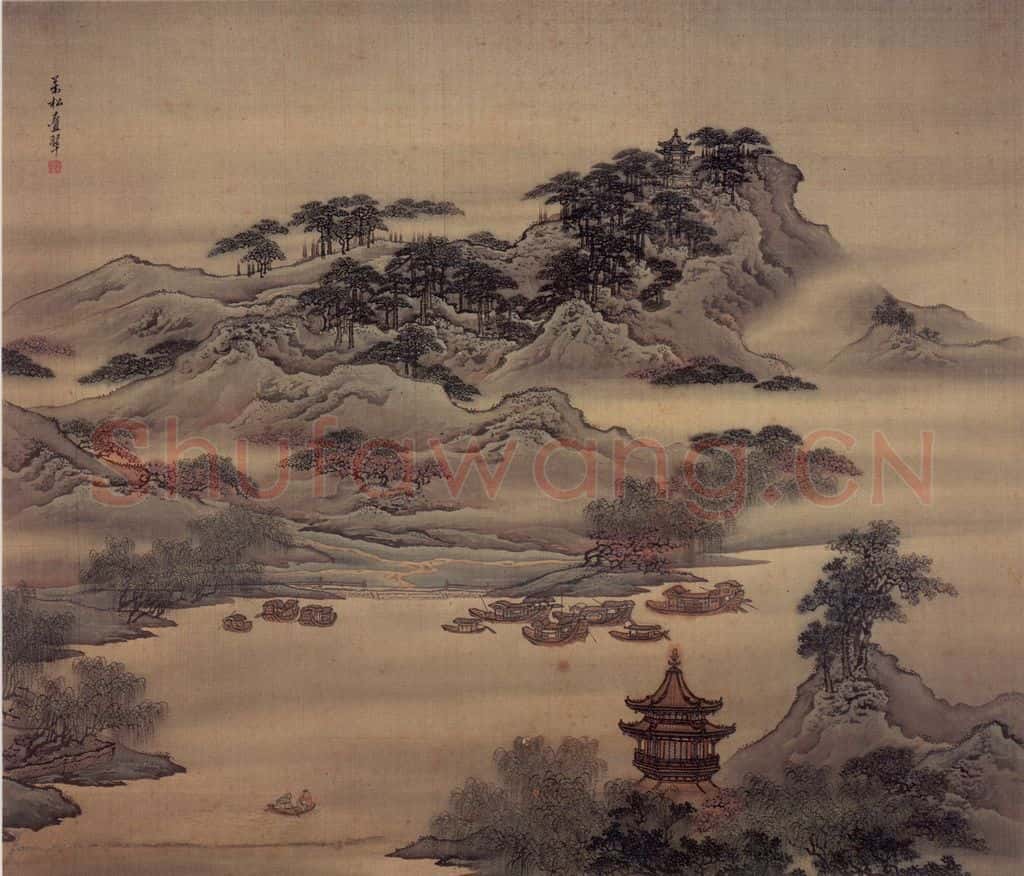 清 袁耀 扬州四景 书画作品