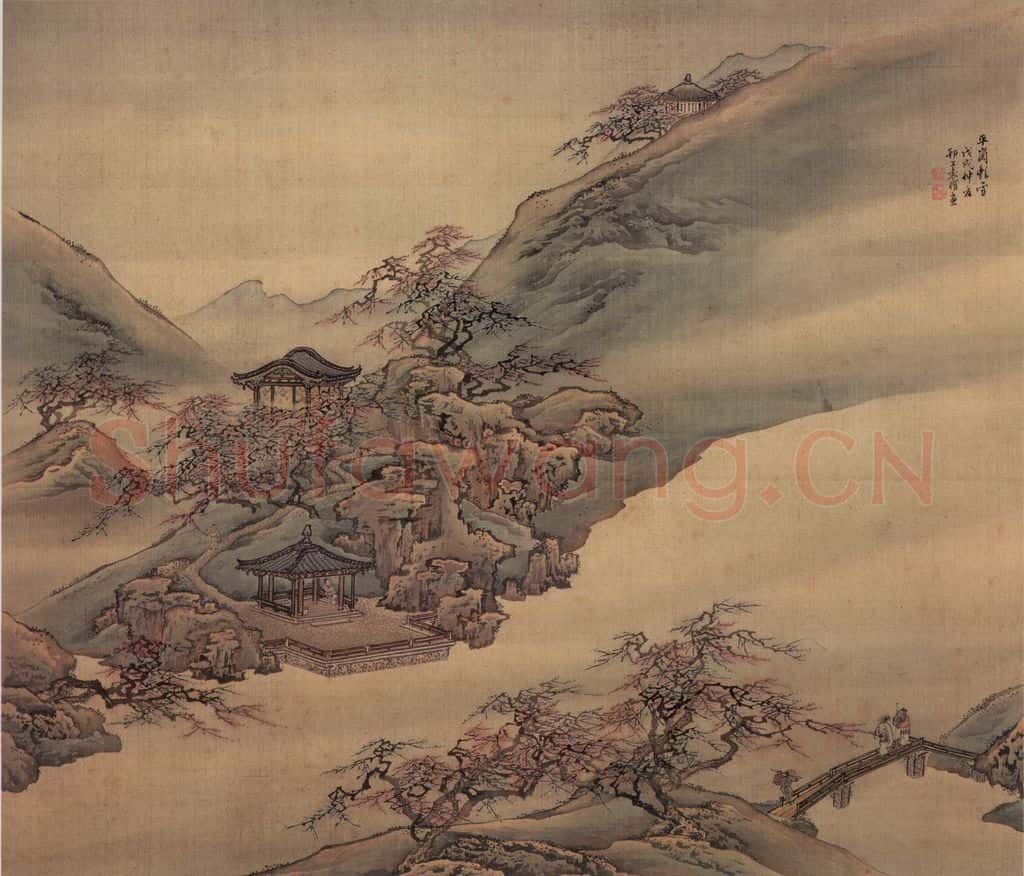 清 袁耀 扬州四景 书画作品