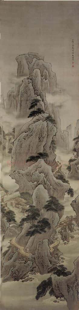 清 袁耀 山水人物条屏 书画作品