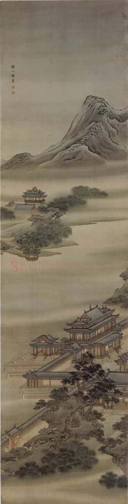 清 袁耀 山水人物条屏 书画作品