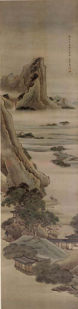 清 袁耀 山水人物条屏 书画作品