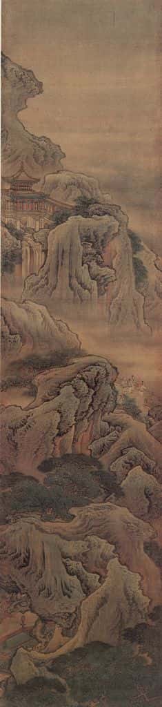 清 袁耀 蓬莱仙境图 书画作品