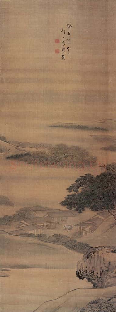 清 袁耀 山水通景屏 书画作品