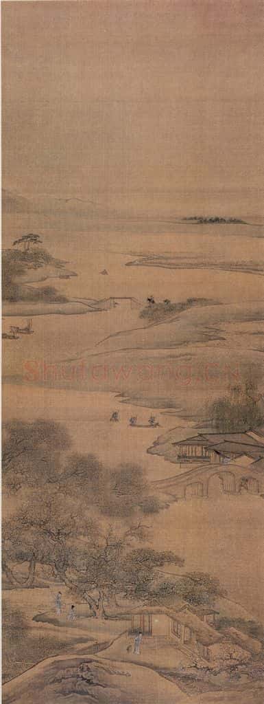 清 袁耀 山水通景屏 书画作品