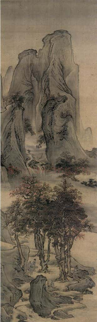 清 袁江 山水人物 书画作品