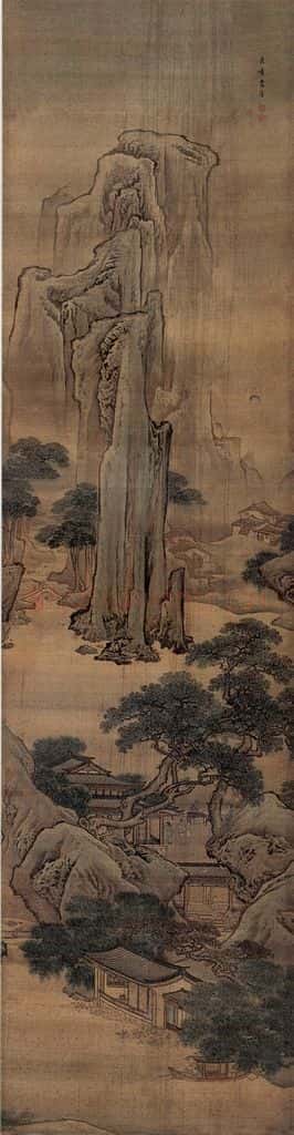 清 袁耀 山水条屏 书画作品