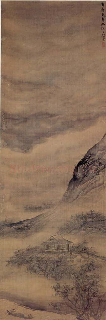 清 袁江 春雷起蛰 书画作品