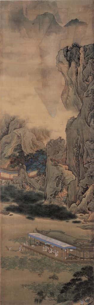 清 袁江 阿房宫图屏 书画作品