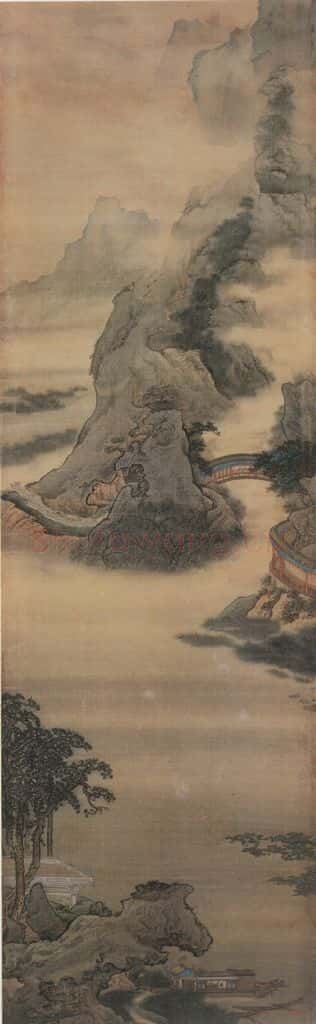 清 袁江 阿房宫图屏 书画作品
