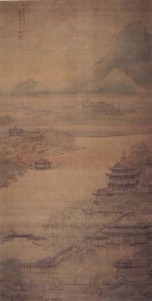 清 袁耀 汉宫春晓图 书画作品