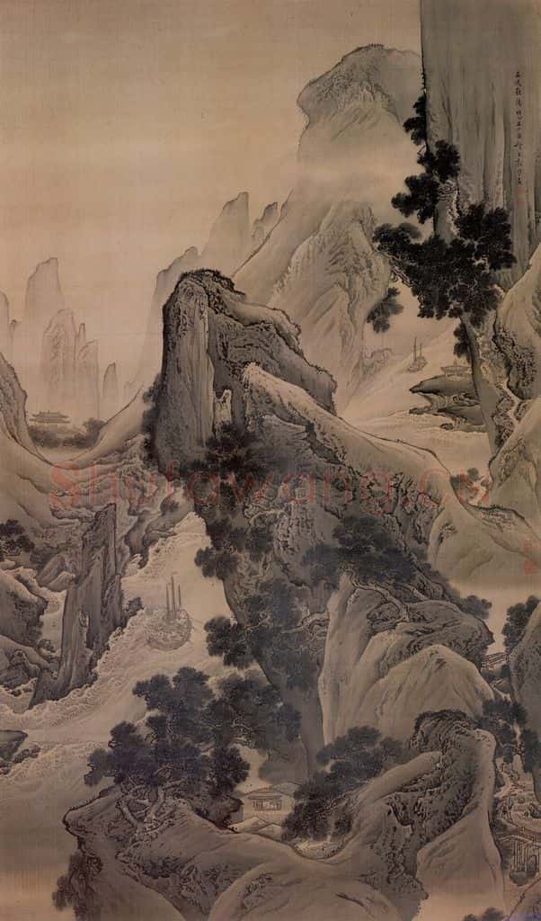 清 袁耀 巫峡秋涛 书画作品