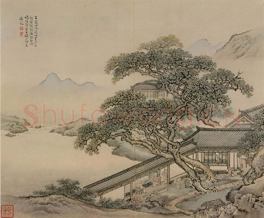 清 袁耀 山水册 书画作品