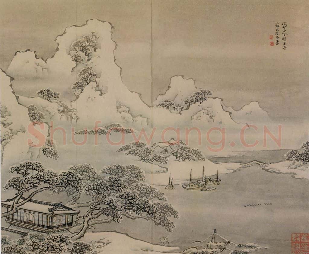 清 袁耀 山水册 书画作品