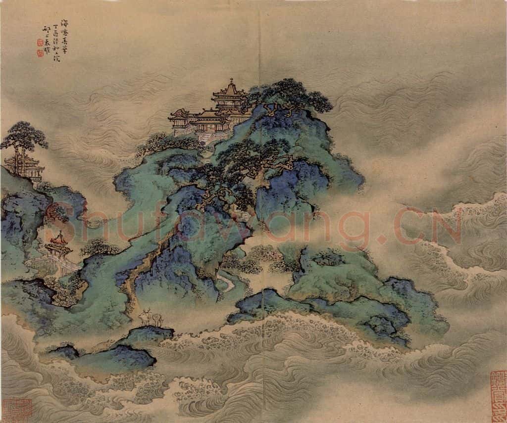 清 袁耀 山水册 书画作品