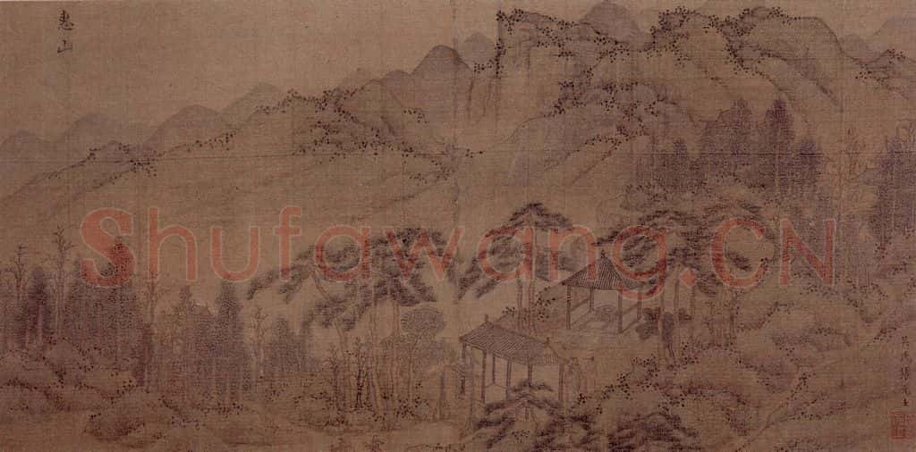 明 张元士《江左名胜图册》书画作品