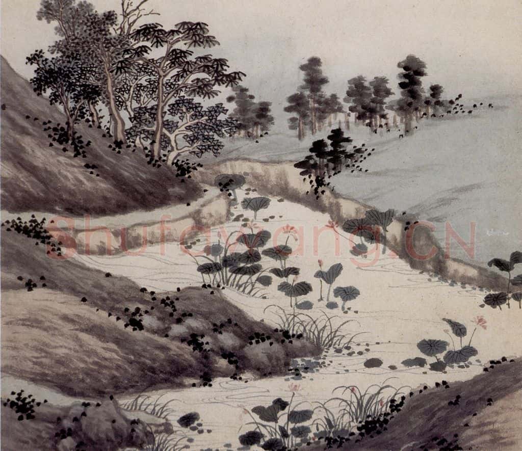 明 沈周《东庄图册》书画作品