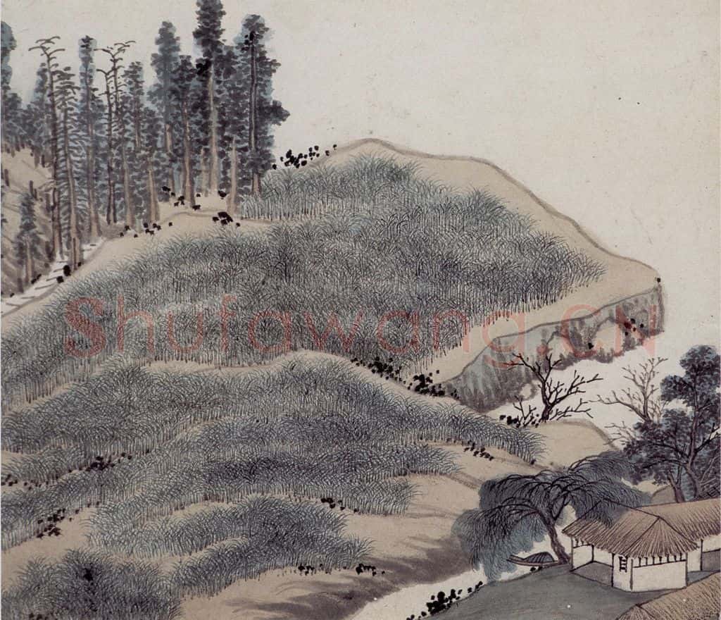 明 沈周《东庄图册》书画作品