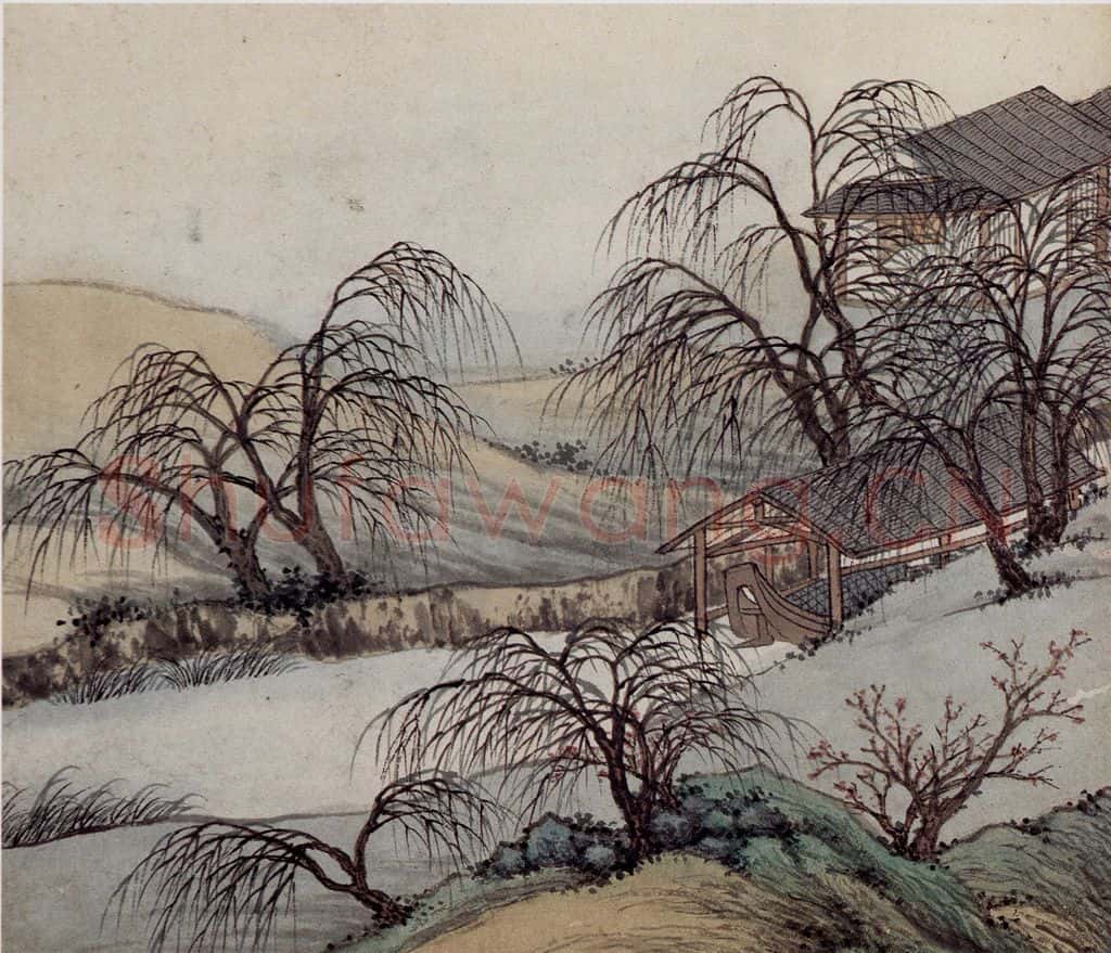 明 沈周《东庄图册》书画作品