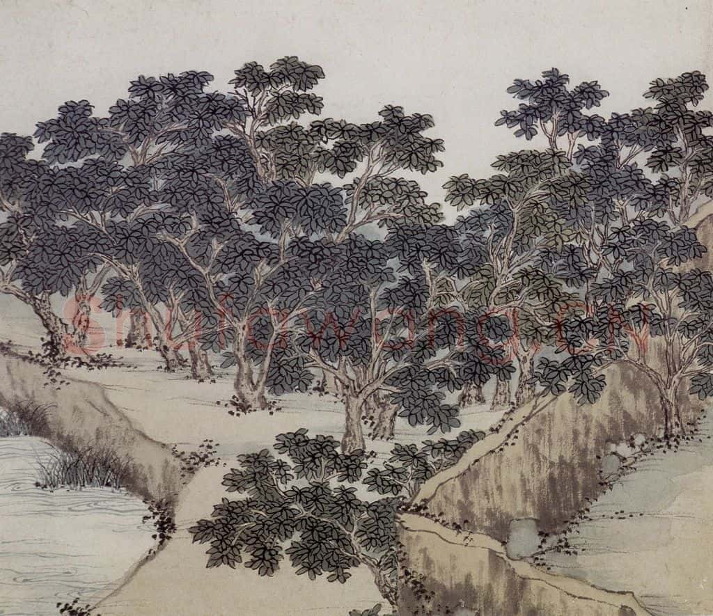 明 沈周《东庄图册》书画作品